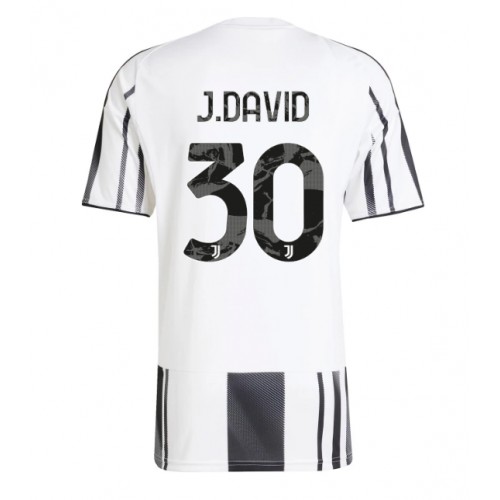 Juventus Jonathan David #30 Home Stadium Shirt 2025-26 For Sale