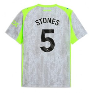 Manchester City John Stones #5 Third Stadium Shirt 2025-26 UK Sale