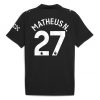 Manchester City Matheus Nunes #27 Away Stadium Shirt 2025-26 UK Sale