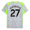 Manchester City Matheus Nunes #27 Third Stadium Shirt 2025-26 UK Sale