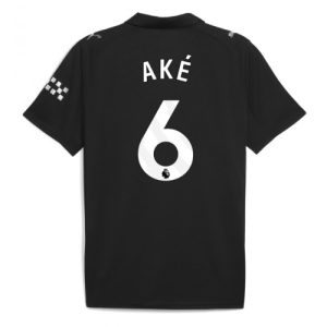 Manchester City Nathan Ake #6 Away Stadium Shirt 2025-26 UK Sale