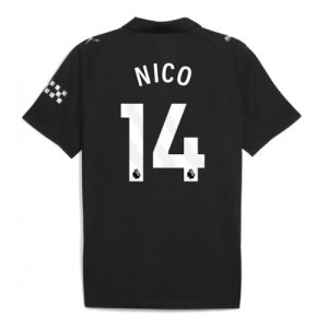 Manchester City Nico Gonzalez #14 Away Stadium Shirt 2025-26 UK Sale