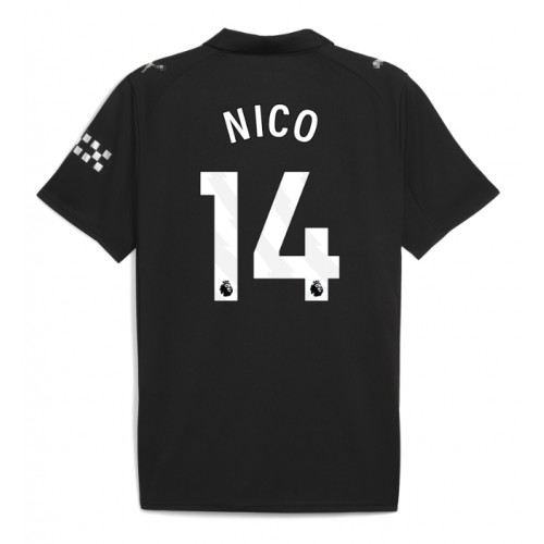 Manchester City Nico Gonzalez #14 Away Stadium Shirt 2025-26 UK Sale