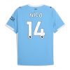 Manchester City Nico Gonzalez #14 Home Stadium Shirt 2025-26 UK Sale