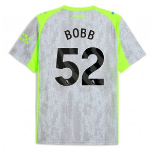 Manchester City Oscar Bobb #52 Third Stadium Shirt 2025-26 UK Sale