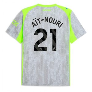 Manchester City Rayan Ait-Nouri #21 Third Stadium Shirt 2025-26 UK Sale