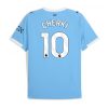 Manchester City Rayan Cherki #10 Home Stadium Shirt 2025-26 UK Sale