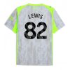 Manchester City Rico Lewis #82 Third Stadium Shirt 2025-26 UK Sale