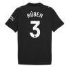 Manchester City Ruben Dias #3 Away Stadium Shirt 2025-26 UK Sale