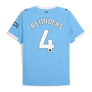 Manchester City Tijjani Reijnders #4 Home Stadium Shirt 2025-26 UK Sale