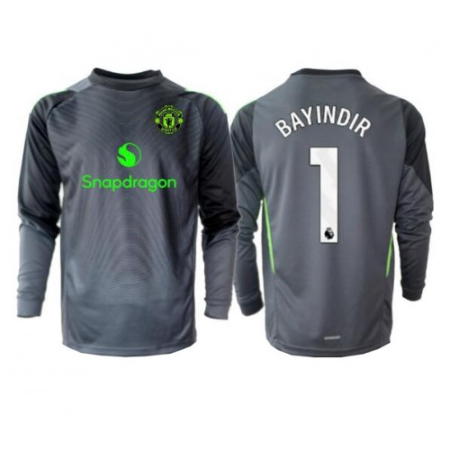 Manchester United Altay Bayindir #1 Goalkeeper Away Stadium Shirt 2025-26 Long Sleeve