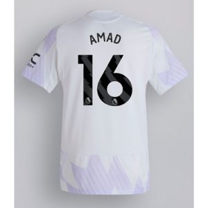 Manchester United Amad Diallo #16 Away Stadium Shirt 2025-26 For Sale