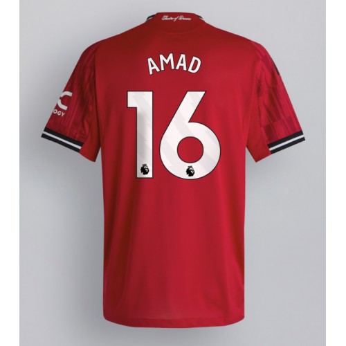 Manchester United Amad Diallo #16 Home Stadium Shirt 2025-26 For Sale
