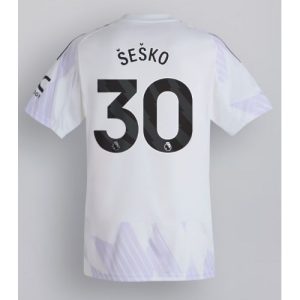 Manchester United Benjamin Sesko #30 Away Stadium Shirt 2025-26 For Sale
