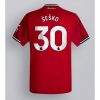 Manchester United Benjamin Sesko #30 Home Stadium Shirt 2025-26 For Sale