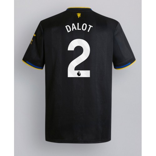 Manchester United Diogo Dalot #2 Third Stadium Shirt 2025-26 For Sale