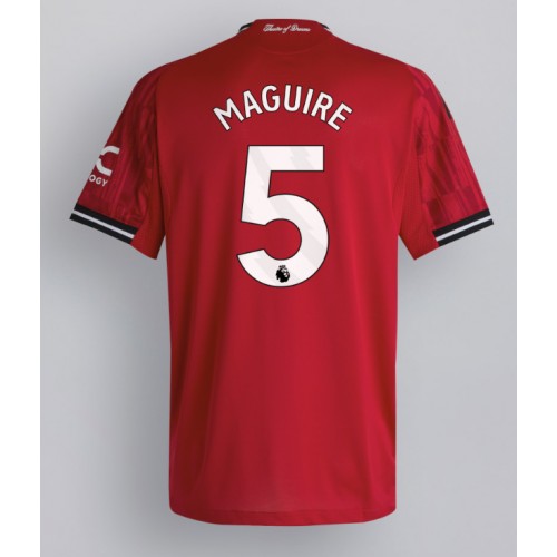 Manchester United Harry Maguire #5 Home Stadium Shirt 2025-26 For Sale