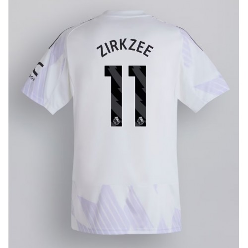 Manchester United Joshua Zirkzee #11 Away Stadium Shirt 2025-26 For Sale