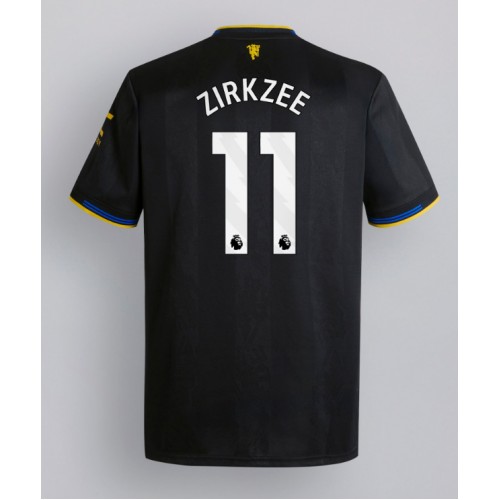 Manchester United Joshua Zirkzee #11 Third Stadium Shirt 2025-26 For Sale