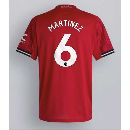 Manchester United Lisandro Martinez #6 Home Stadium Shirt 2025-26 For Sale