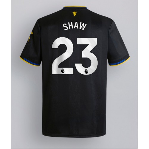 Manchester United Luke Shaw #23 Third Stadium Shirt 2025-26 For Sale