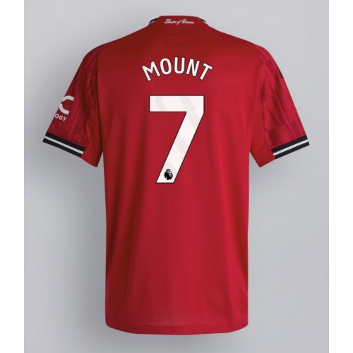 Manchester United Mason Mount #7 Home Stadium Shirt 2025-26 For Sale