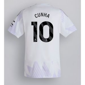 Manchester United Matheus Cunha #10 Away Stadium Shirt 2025-26 For Sale