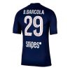 Paris Saint-Germain Bradley Barcola #29 Home Stadium Shirt 2025-26 On Sale
