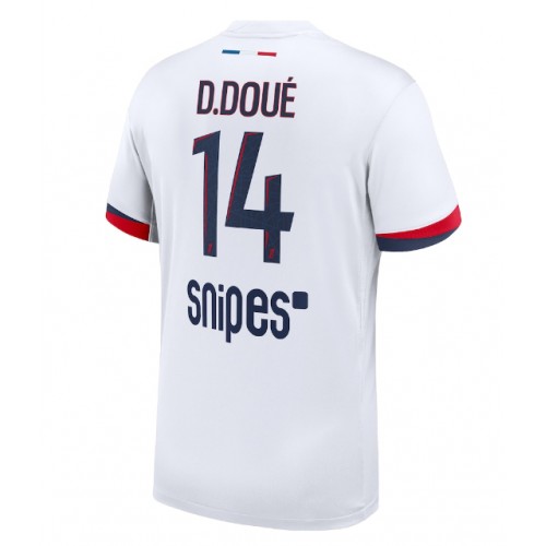 Paris Saint-Germain Desire Doue #14 Away Stadium Shirt 2025-26 On Sale
