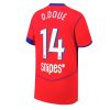 Paris Saint-Germain Desire Doue #14 Third Stadium Shirt 2025-26 On Sale