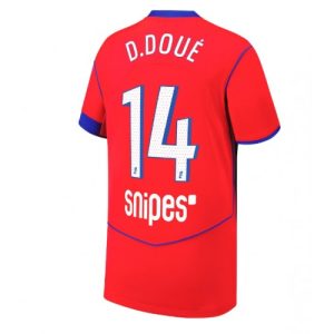Paris Saint-Germain Desire Doue #14 Third Stadium Shirt 2025-26 On Sale