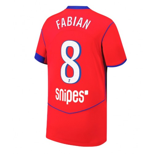 Paris Saint-Germain Fabian Ruiz #8 Third Stadium Shirt 2025-26 On Sale