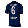 Paris Saint-Germain Illia Zabarnyi #6 Home Stadium Shirt 2025-26 On Sale