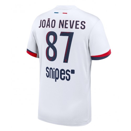 Paris Saint-Germain Joao Neves #87 Away Stadium Shirt 2025-26 For Sale