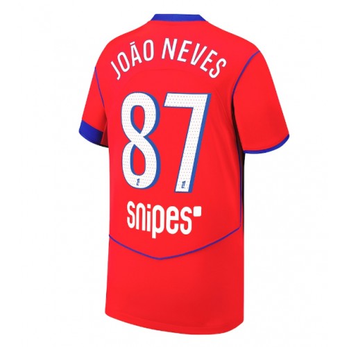 Paris Saint-Germain Joao Neves #87 Third Stadium Shirt 2025-26 For Sale