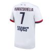 Paris Saint-Germain Khvicha Kvaratskhelia #7 Away Stadium Shirt 2025-26 For Sale