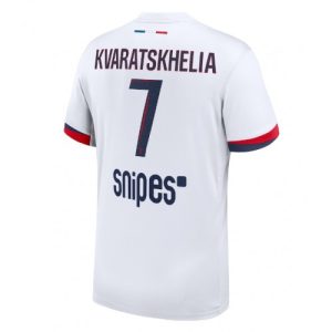 Paris Saint-Germain Khvicha Kvaratskhelia #7 Away Stadium Shirt 2025-26 For Sale
