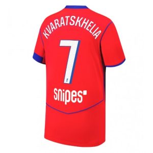 Paris Saint-Germain Khvicha Kvaratskhelia #7 Third Stadium Shirt 2025-26 For Sale