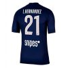 Paris Saint-Germain Lucas Hernandez #21 Home Stadium Shirt 2025-26 On Sale