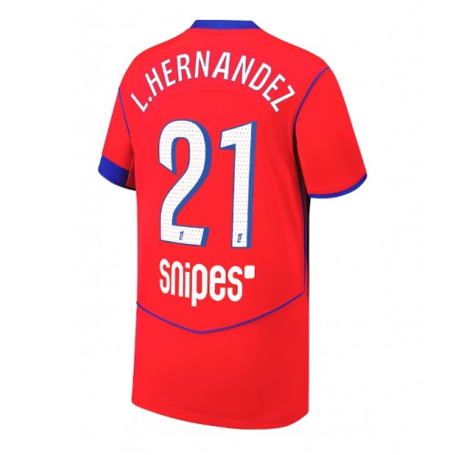 Paris Saint-Germain Lucas Hernandez #21 Third Stadium Shirt 2025-26 On Sale