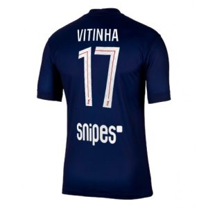Paris Saint-Germain Vitinha #17 Home Stadium Shirt 2025-26 On Sale