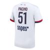Paris Saint-Germain Willian Pacho #51 Away Stadium Shirt 2025-26 On Sale