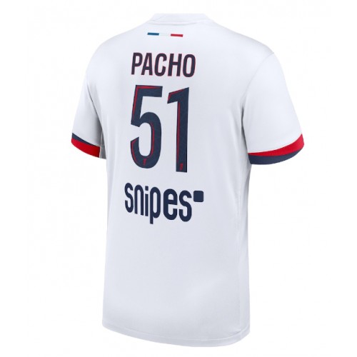 Paris Saint-Germain Willian Pacho #51 Away Stadium Shirt 2025-26 On Sale