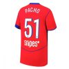 Paris Saint-Germain Willian Pacho #51 Third Stadium Shirt 2025-26 On Sale