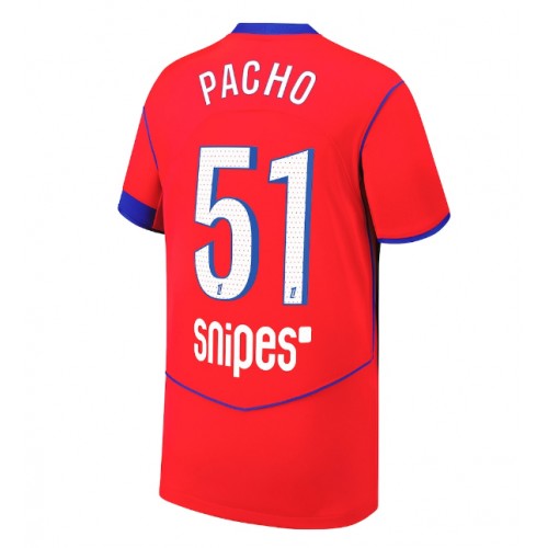 Paris Saint-Germain Willian Pacho #51 Third Stadium Shirt 2025-26 On Sale