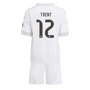 Real Madrid Alexander-Arnold #12 Cheap Home Stadium Kit for Kids 2025-26 UK Sale