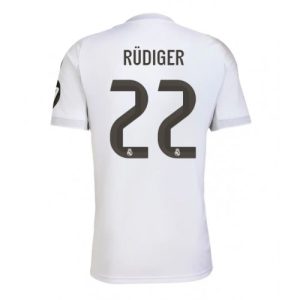 Real Madrid Antonio Rudiger #22 Home Stadium Shirt 2025-26 Short Sleeve