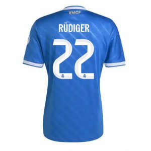 Real Madrid Antonio Rudiger #22 Third Stadium Shirt 2025-26 Short Sleeve