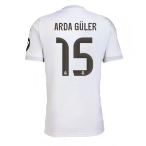 Real Madrid Arda Guler #15 Home Stadium Shirt 2025-26 Short Sleeve