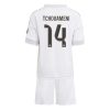 Real Madrid Aurelien Tchouameni #14 Cheap Home Stadium Kit for Kids 2025-26 UK Sale